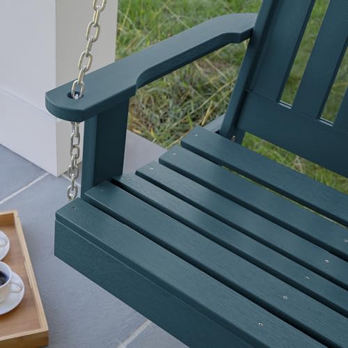 Image of highwood AD-PORL2-NBE Lehigh Porch Swing, 4 Feet, Nantucket Blue