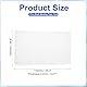 PATIKIL 40x45 Buchbindetuch, 2er-Pack Buchbindetuch Reparaturtuch Buchbindetuch für Buchbinden Buchkunst Nähen DIY Handwerk, Weiß