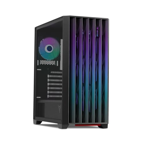 YEYIAN Phoenix Gaming Computer PC Case - Mesh, ATX Mid Tower, Up to 360mm Radiator Liquid Cooling 9 ARGB Fans with 4 PWM, Iron Mesh Side Panel, USB 3.2 I/O Port, Mid-Tower Chassis ATX ITX