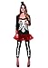 Price comparison product image Adult Ladies Womens Halloween Day of The Dead Skeleton Fancy Dress Costume