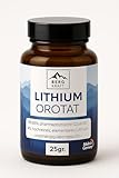 25g bergkraft hochreines Lithiumorotat Pulver | laborgeprüft | 99,9%+ höchste Reinheit am Markt