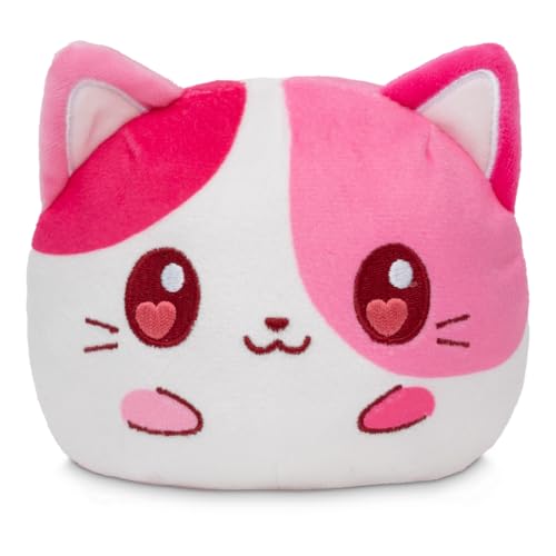 Image of TeeTurtle Reversible Cat Valentine's Day 4 Inch Flip Plush