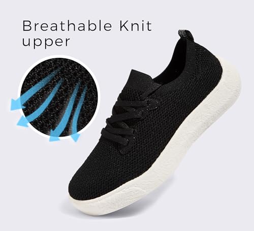 LUCKY STEP Women's Slip on Walking Shoes Casual Mesh-Comfortable Tennis Elastic Sock Breathable Workout Sneakers2