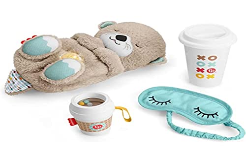 Image of Fisher-Price Soothe 'n Snuggle Otter, Portable Plush Soother with Music, Sounds, Lights and Breathing Motion