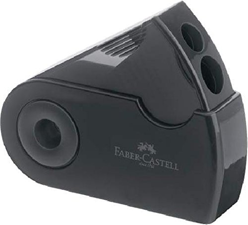 Dosenspitzer doppelt schwarz FABER CASTELL 182700 m.Schutzh VE=12(Liefermenge=12)