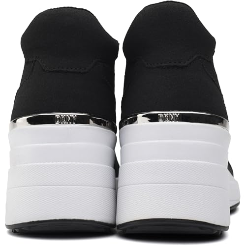 DKNY Women's Kasia Everyday Lace Up Wedge Sneaker3