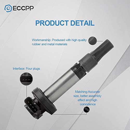 ECCPP 8-Pack Ignition Coils for Jaguar and Land Rover #TOP7