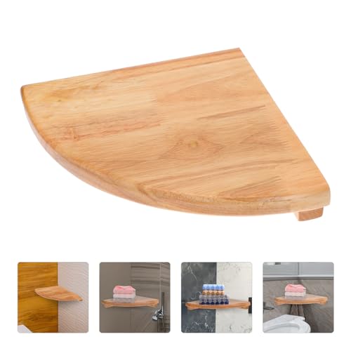 Estante de pared sectorial de madera resistente para optimizar esquinas y decorar 8