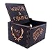 Game of Thrones Music Box Hand Crank Musical Box Carved Wooden Boxes Mini Size Home Decor, Christmas Valentine's Day