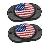 WEDNBR Magnetic Gun Holder Rubber Coated 35Lbs Gun Magnet Mount for Car,Trucks,Desks,Safes&Walls Handgun Pistol Accessories (Black 2pack) Indoor Gun Racks Concealed Gun Holder for Handgun
