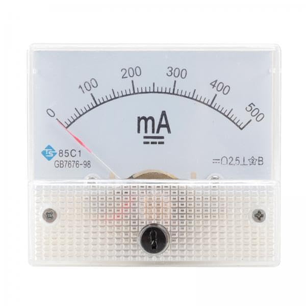 4xRectangular Needle DC Ammeter Current Panel Meter Class 2.5 0-500MA-image-49