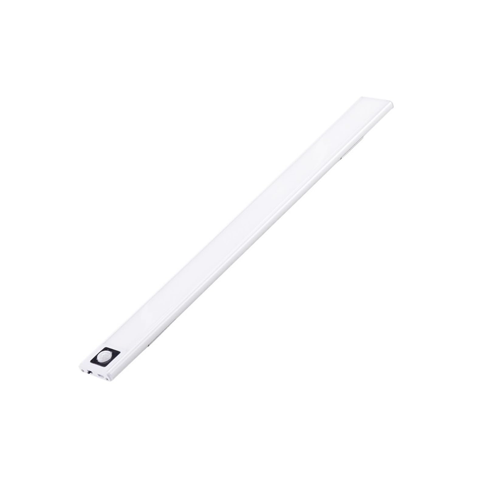 Luci A LED For Cucina Dimmerabili A 3 Colori Con Sensore Di Movimento PIR Termico Lampada A Conchiglia In Alluminio Ricaricabile USB Luce Notturna Rilevatore Di Movimento(Silver,40CM)