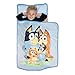 Bluey Kids Nap-Mat Set – Includes Pillow and Plush Blanket – Great for Boys or Girls Napping During Daycare or Preschool - Fits Toddlers and Young Children