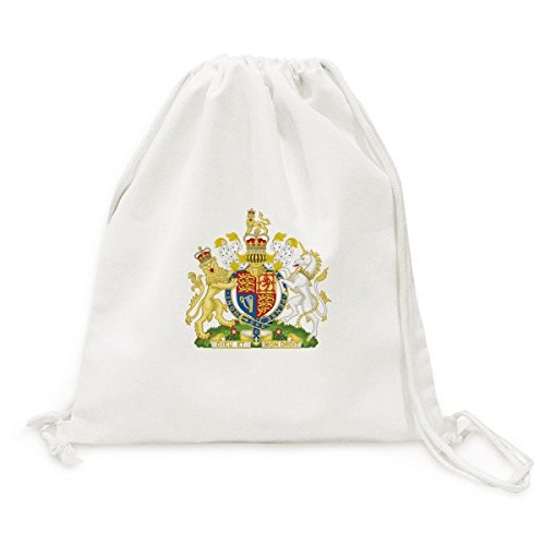 Sac à cordon en toile voyage sac à dos emblème national Royaume-Uni Europe