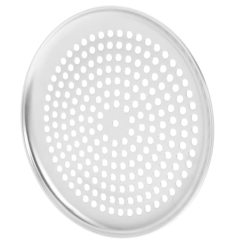 VERDANVERSE Bandeja para Pizza Perforada de Molde de Horno Redondo Resistente Accesorio de Repuesto para Hornear con Superficie Lisa y Fácil Limpieza Apta para Uso Doméstico