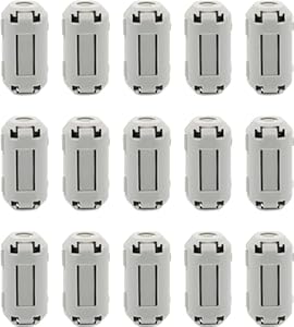 Raogoodcx Ferritringkern zum Anklippen 15 Stück