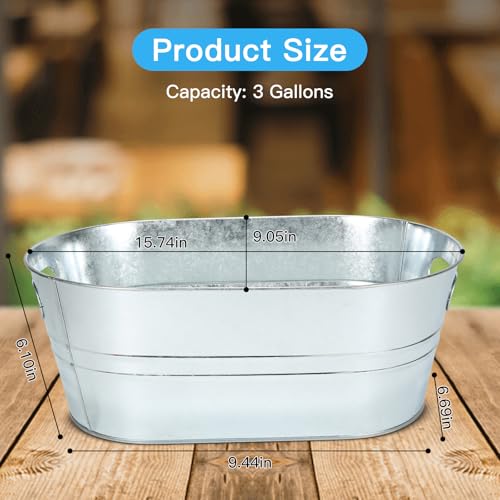 Dndsim ICE BUCKETS FOR PARTIES With Carry Handles, Drink Buckets thumb #1