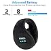 Voerou Wireless Headphones Ear Muffs Ear Warmers Foldable Unisex Fleece Earmuffs with Microphone for Winter Outdoor Men Women and Girls/Kids (Black)