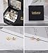 Enticera 14k Gold Plated Handmade Flower Flat Back Earrings Screw Back Cartilage Earrings Studs Hypoallergenic Nap Earrings Women Helix Piercing Gold