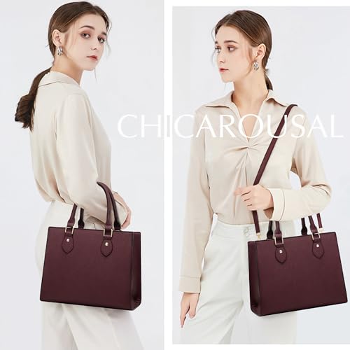 Image of CHICAROUSAL Crossbody Purses and Handbags for Women PU Leather Tote Top Handle Satchel Shoulder Bags