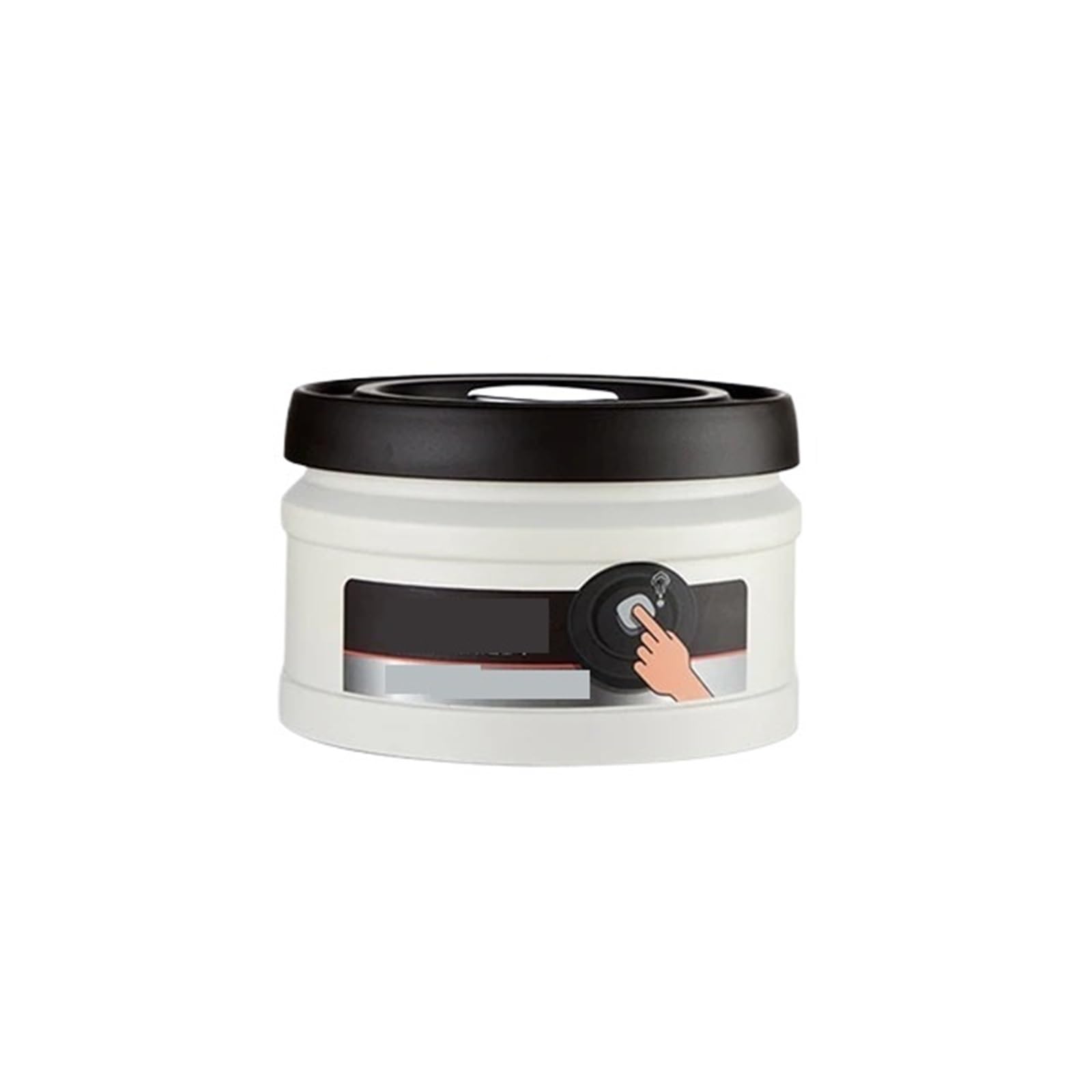 Transparentes Vorratsglas Vakuumversiegelter Behälter for Kaffeebohnen, Edelstahl, for Tee und Nüsse, luftdichte Dosen, Küchenaufbewahrung(750ml)