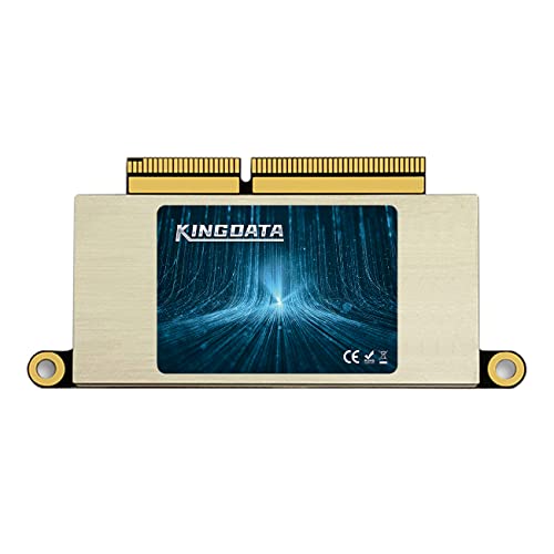 KINGDATA PCIe NVMe SSD de Alta Velocidad de 1TB para actualizar su MacBook Pro A1708, Mejora el Rendimiento y la Capacidad de Almacenamiento del Disco sólido Interno