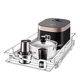 Tksrn Pull Out Cabinet Organizer, Heavy Duty Slide Out Pantry Shelves Sliding Drawer Storage for Kit