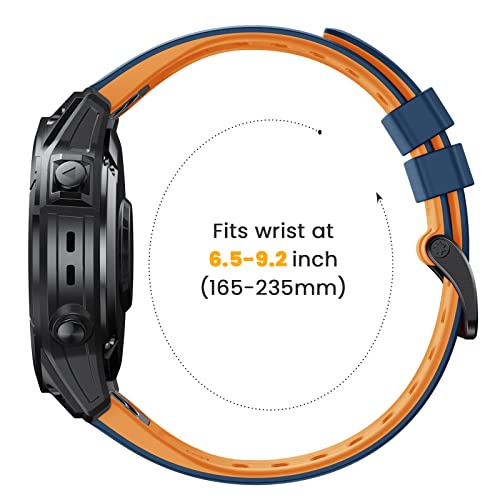 Correa de silicona compatible Garmin Fenix 7X 26mm miniatura 6