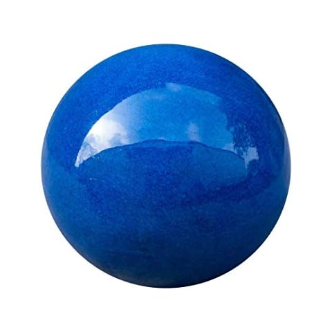 Teramico Gartenkugel 36cm Blau Glasiert -absolut frostfest- Steinzeug sehr massiv Cover