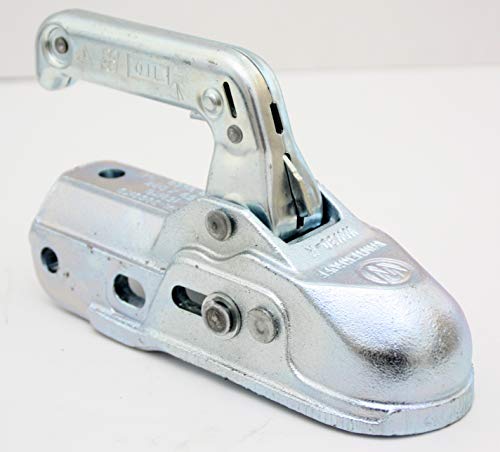 Winterhoff Kugelkupplung WW30-K+Z 3000kg Zugkugelkupplung Zugmaul Anhänger PKW Universal Zugrohr Kupplung Zugmaul Trailer