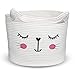 Paniers De Rangement BéBé, Coton Panier Corbeille A Linge, Boite De Rangement Jouet Enfant, Joli Panier à Linge Pour Enfants Et BéBés, Decoration Chambre, Coffre A Jouet Pour Jouets Chien(40x28x28cm)