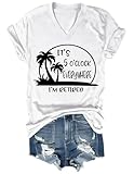 t-shirt it s 5 o clock ovunque i m shirt top top per donne (white xl)