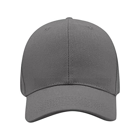 LLUO Caps for Women Baseball Cap Women's Hat Peaked Cap Women's Hat Breathable Washable Baseball Cap Visor Cap Women's Baseball Outdoor Sun Protection Baseball Cap UV Sun Hat, gray, One Size Cover