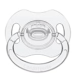 Landofgenie Sucette Adulte Sucette Transparente en Forme de Os Blanc