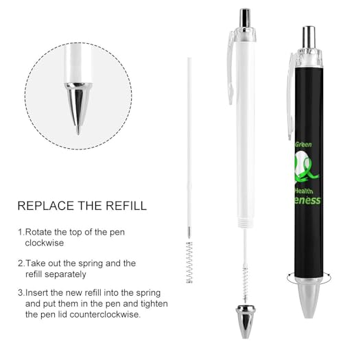 Stylos à bille rétractables haut de gamme à pointe fine 0,5 mm écriture fluide