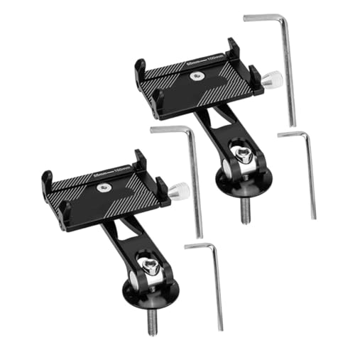 1 set robusto supporto per telefono per biciclette Supporto sicuro per smorzamento delle vibrazioni compatibile con mountain bike scooter elettrici per navigazione e guida