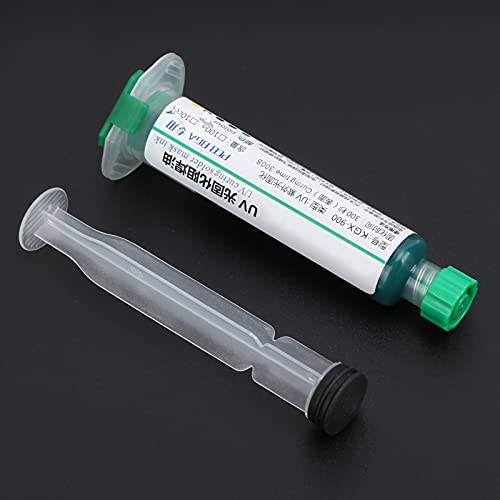 Image of KGX‑900 Solder Mask Ink, Curing Solder Resist Ink KGX‑900 Green, Light Curing Solder Mask Ink with Pusher Needle for PCB Soldering