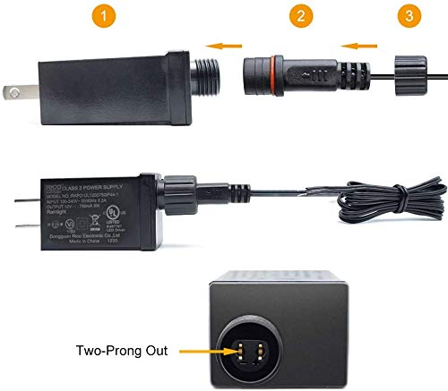 12V9W LED Class 2 Power Supply, IP44 Waterproof LED Adapter Driver Transformer Replacement for Christmas Tree, String Light, Projector Light, Lawn Lamp, Inflatable Device