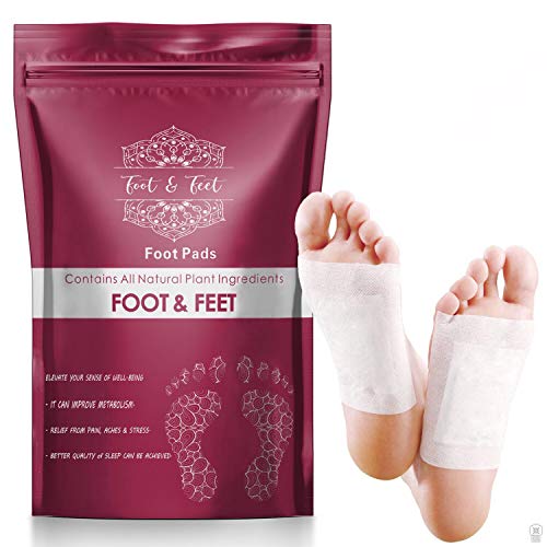 120 Pcs Detox Foot Pads l Premium Foot Pads l All Natural Foot Patches - Improves Quality of Sleep, Relieves Foot Pain, Stress & Toxins, Increases Energy Level