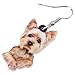 DOWAY Acrylic Yorkshire Terrier Dog Earrings Dangle Drop Fashion Pet Jewelry For Women Charm Gift (Brown-2)