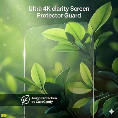 Image of Casecandy - (2 Pack Screen Protector for Samsung S25 Plus and Samsung S24 Plus | Transparent Screen Guard For Galaxy S25 Plus /S24 Plus - Fingerprint Support /HD