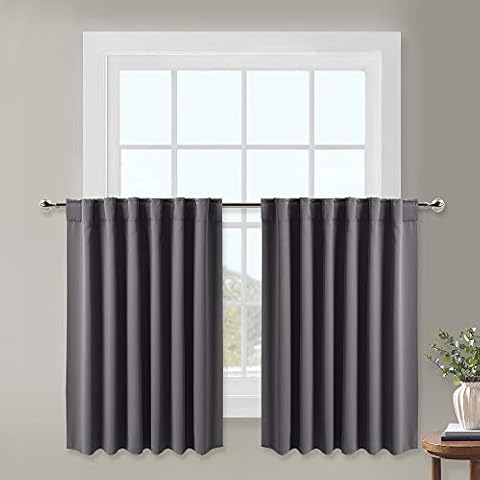 NICETOWN Blackout Curtain Panels (Grey) Cover