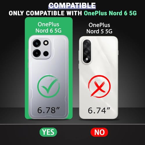 Image of TheGiftKart Back Cover for OnePlus Nord 6 Case | Shockproof Crystal Clear Soft TPU Case | Cushioned Edges for Ultimate Protection | OnePlus Nord 6 Back Cover (TPU, Transparent)