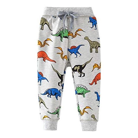 Little Hand Dinosaur Cotton Jogging Trousers Cover