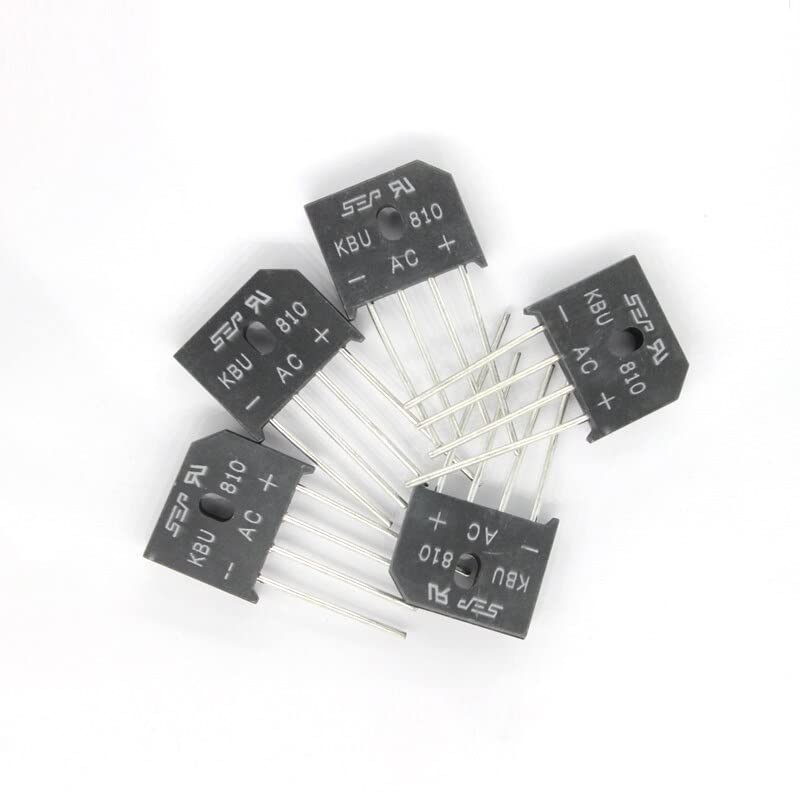 SAITOM Diode 5PCS KBU810 8A Brückengleichrichterdioden 1000V Diodenbrücke