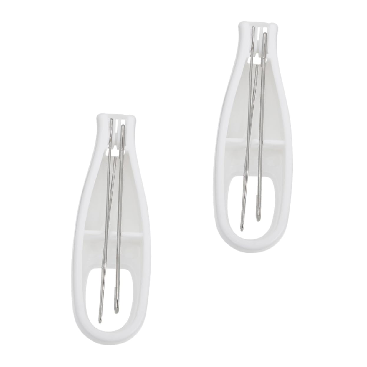 SEWOART 2pcs Zipper Puller Button Zipper Coat Buttoning Aid Dressing Helper Device Button Hook Zipper Helper Clothes Wearing Assistance Tool Button Assist Device Hand Tools White Steel