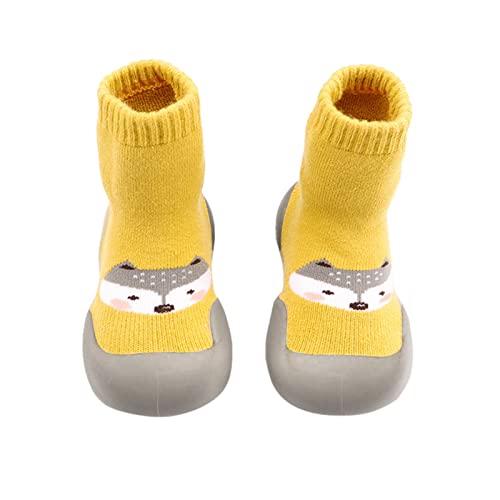 Toddler Girl Shoes,Baby Sock Shoes Boys Girls Indoor Cartoon Soft Elastic Casual First Walkers Shoes 0-4 Years