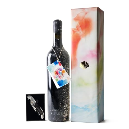 海底で熟成されたワイン - SUBRINA/Thanks Quotesラッピング・ソムリエナイフ・ギフト ボックスセット 2020 ACT4 / サブリナ 赤ワイン フルボディ 750ml