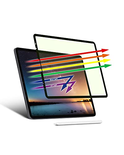 KCT Paperfeel ProÂ Anti-Blue Light Screen Protector Compatible with iPad Air 4th Generation(10.9 inch,2020)/ iPad Pro 11 Inch 2021&2020&2018(3rd&2nd&1st gen), Removable&Reusable,Anti-Glare&Matte Screen Protector, Compatible with apple pencil