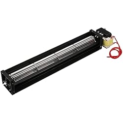 Ventilador Transversal sourcing map Universal AC220V 12W con rodamiento Bolas Ventilador refrigeración Flujo Transversal 365mm x 68mm x 50mm